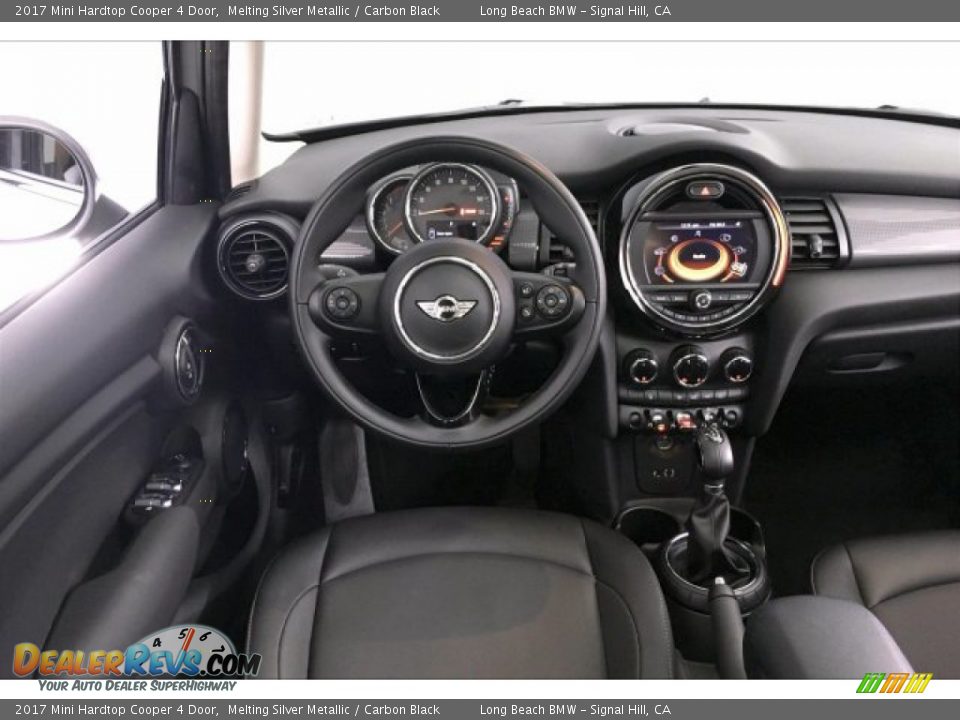 2017 Mini Hardtop Cooper 4 Door Melting Silver Metallic / Carbon Black Photo #4