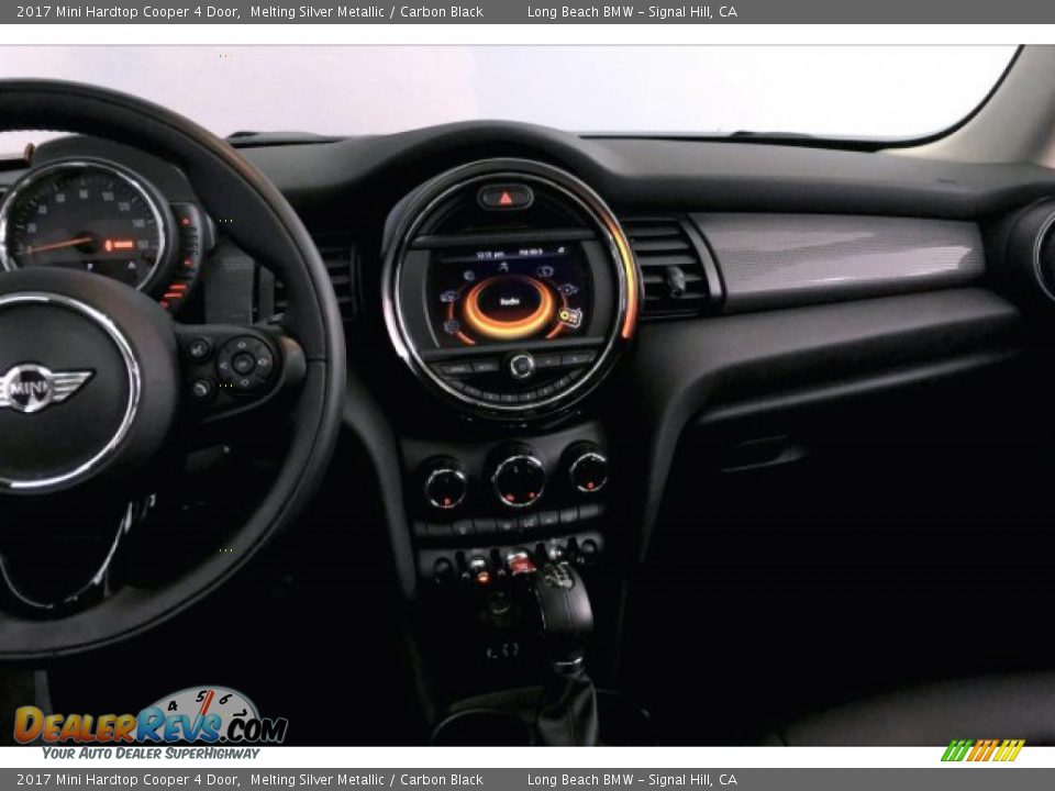 2017 Mini Hardtop Cooper 4 Door Melting Silver Metallic / Carbon Black Photo #5