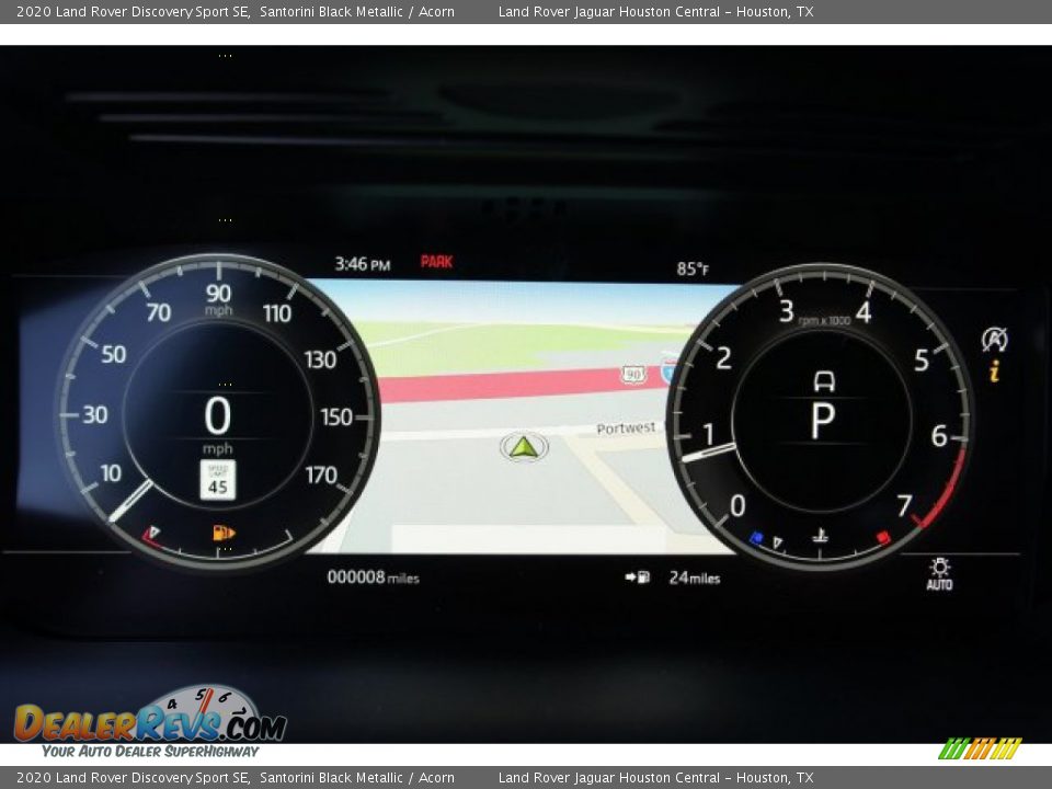 2020 Land Rover Discovery Sport SE Santorini Black Metallic / Acorn Photo #13
