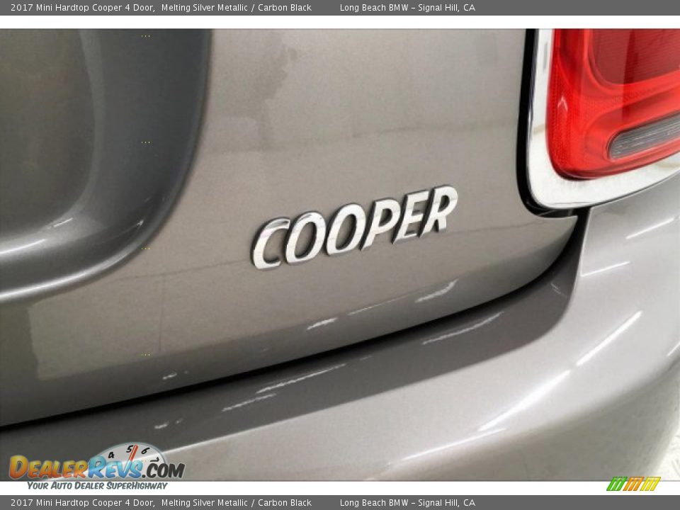 2017 Mini Hardtop Cooper 4 Door Melting Silver Metallic / Carbon Black Photo #7