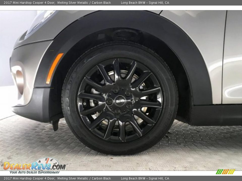 2017 Mini Hardtop Cooper 4 Door Melting Silver Metallic / Carbon Black Photo #8