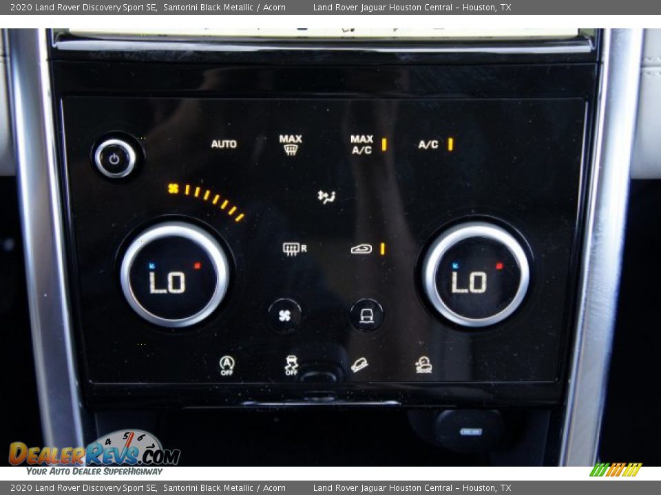 2020 Land Rover Discovery Sport SE Santorini Black Metallic / Acorn Photo #16