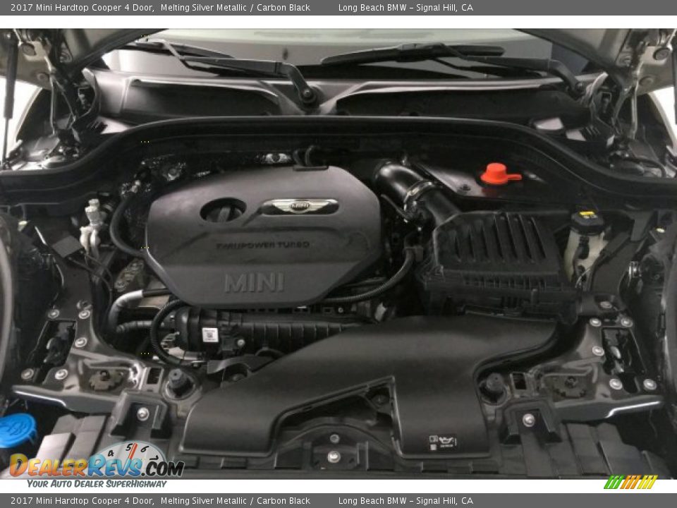 2017 Mini Hardtop Cooper 4 Door Melting Silver Metallic / Carbon Black Photo #9