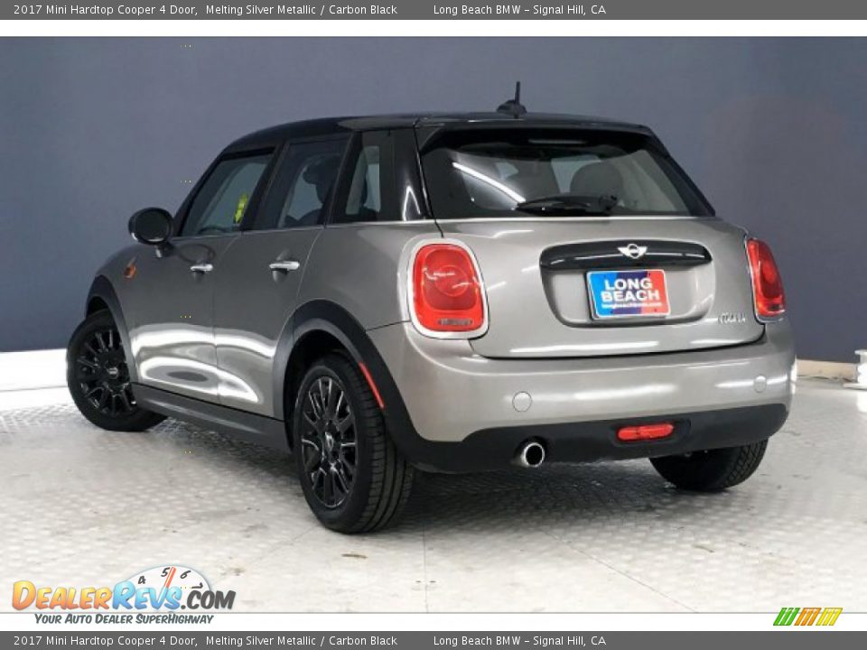 2017 Mini Hardtop Cooper 4 Door Melting Silver Metallic / Carbon Black Photo #10