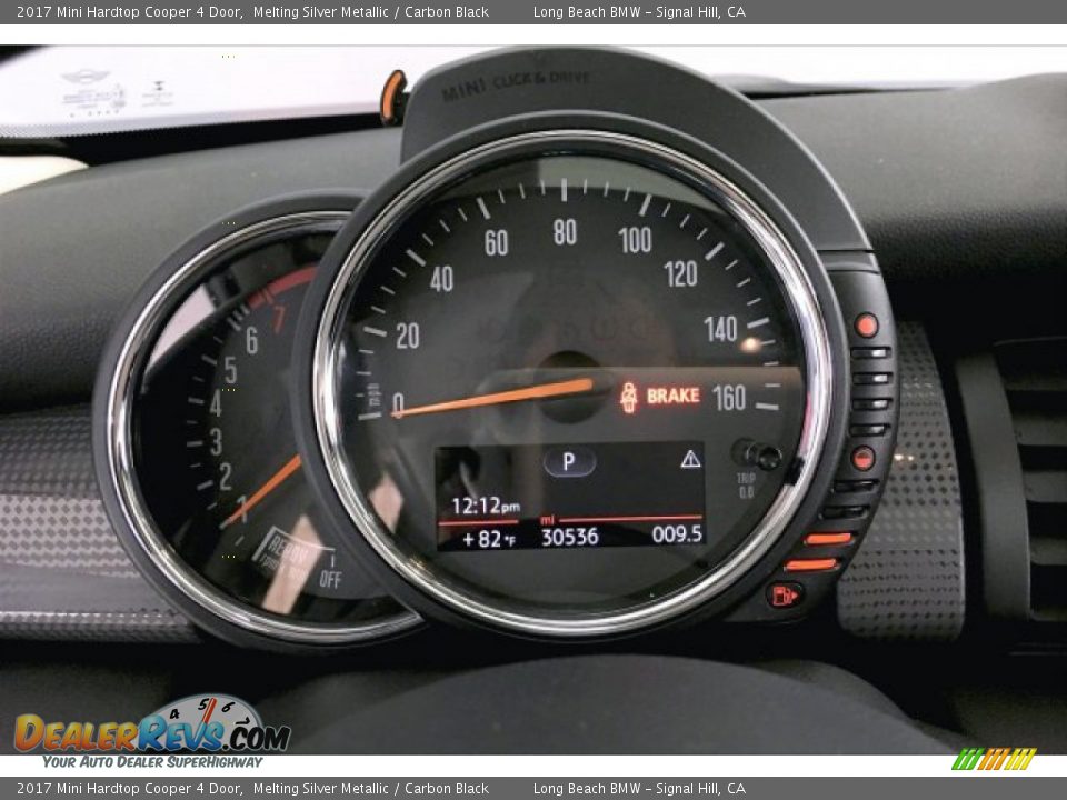 2017 Mini Hardtop Cooper 4 Door Melting Silver Metallic / Carbon Black Photo #15