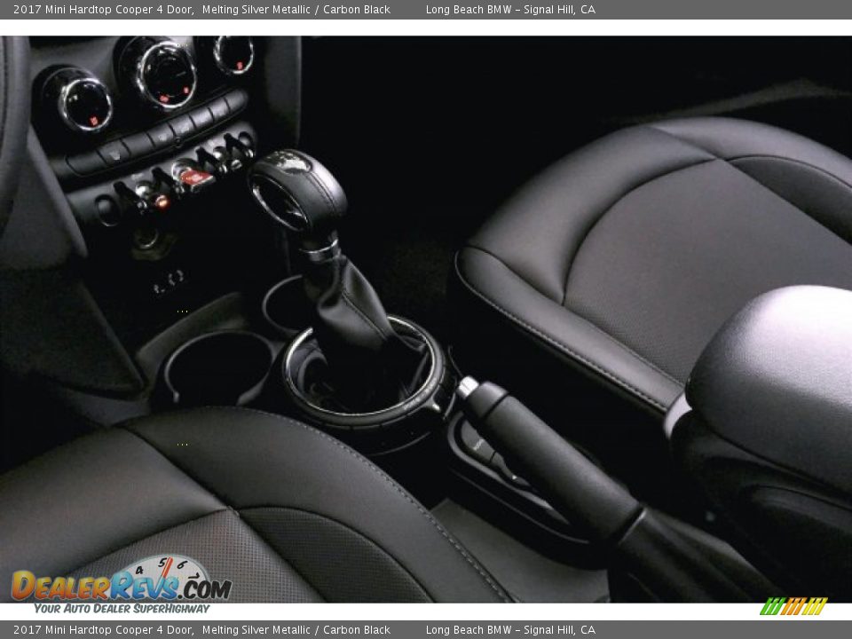 2017 Mini Hardtop Cooper 4 Door Melting Silver Metallic / Carbon Black Photo #17