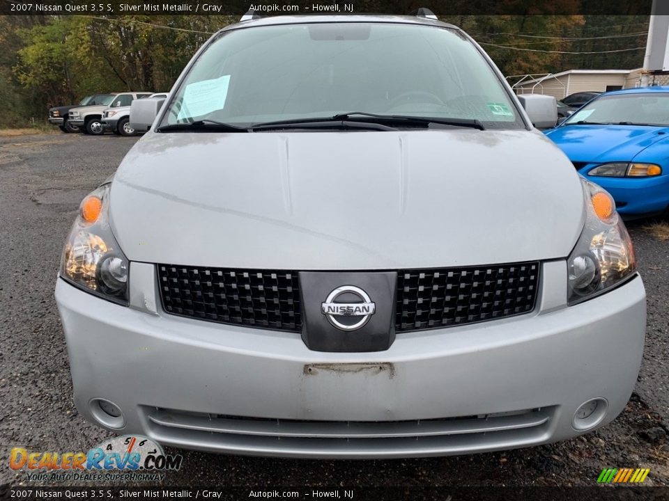 2007 Nissan Quest 3.5 S Silver Mist Metallic / Gray Photo #8