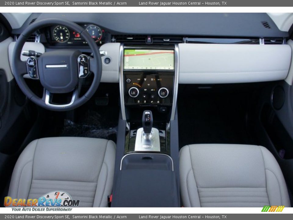 2020 Land Rover Discovery Sport SE Santorini Black Metallic / Acorn Photo #26