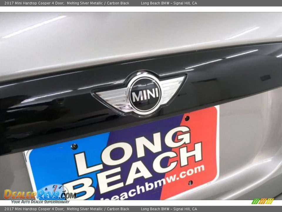 2017 Mini Hardtop Cooper 4 Door Melting Silver Metallic / Carbon Black Photo #22