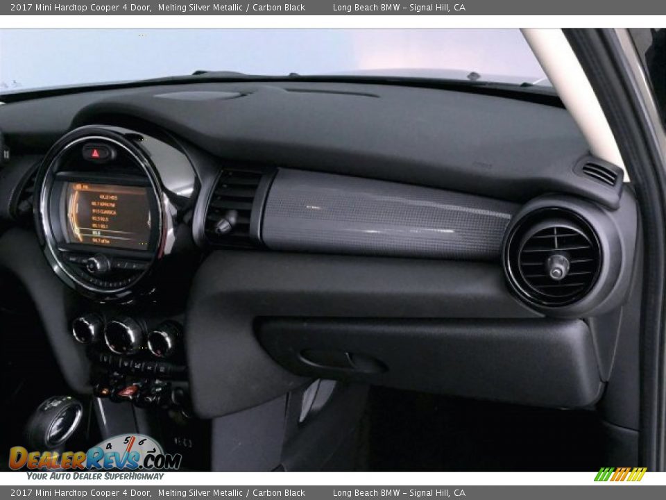 2017 Mini Hardtop Cooper 4 Door Melting Silver Metallic / Carbon Black Photo #23