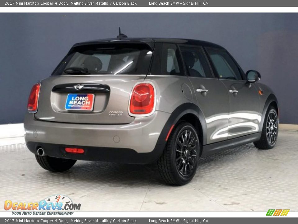 2017 Mini Hardtop Cooper 4 Door Melting Silver Metallic / Carbon Black Photo #29