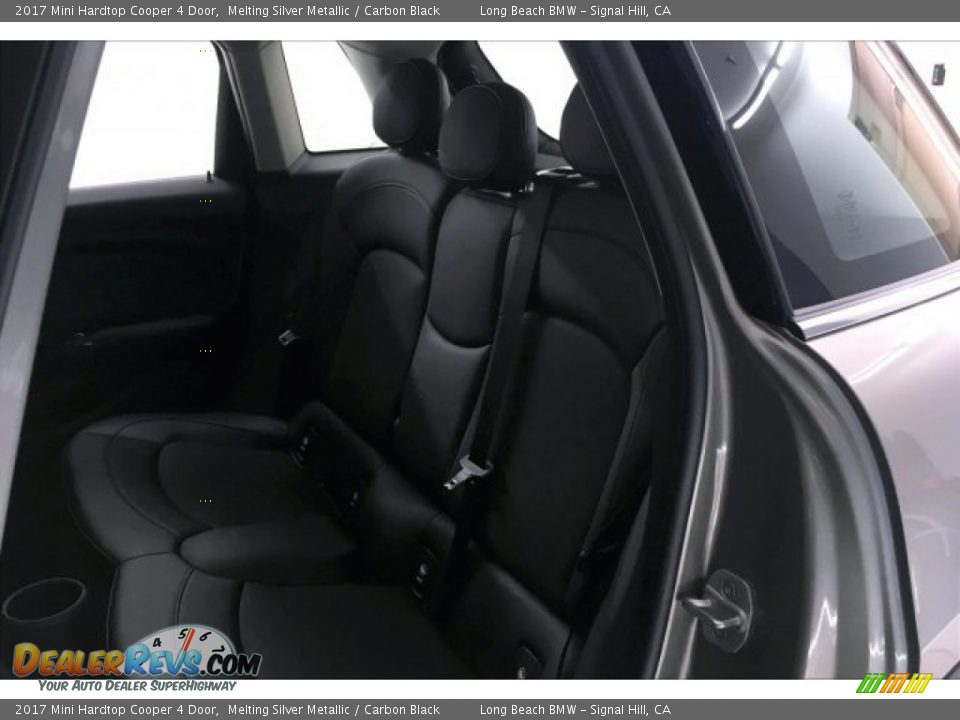2017 Mini Hardtop Cooper 4 Door Melting Silver Metallic / Carbon Black Photo #32