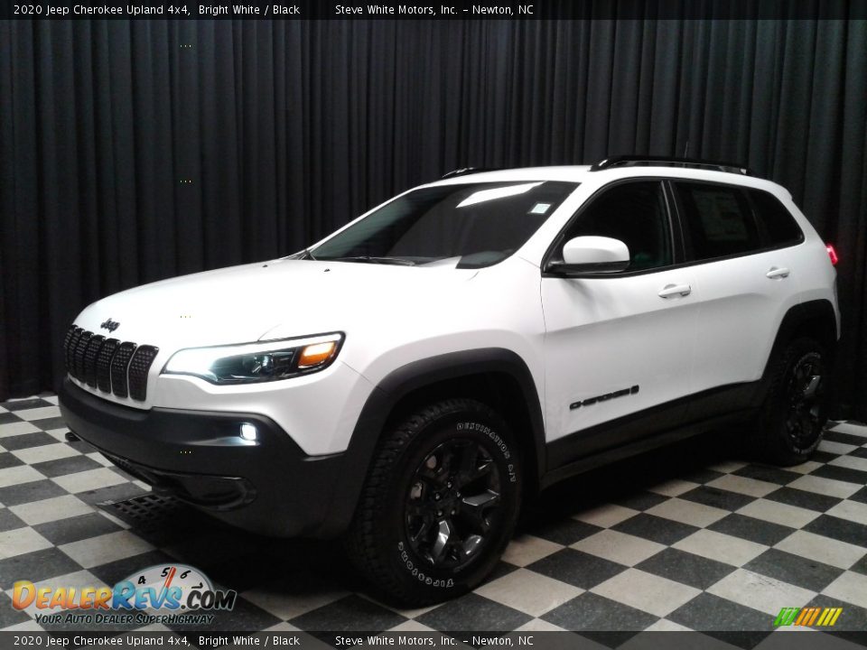 2020 Jeep Cherokee Upland 4x4 Bright White / Black Photo #2