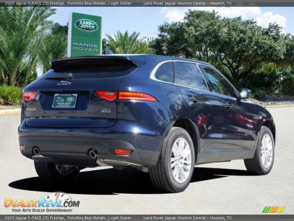 2020 Jaguar F-PACE 25t Prestige Portofino Blue Metallic / Light Oyster Photo #4
