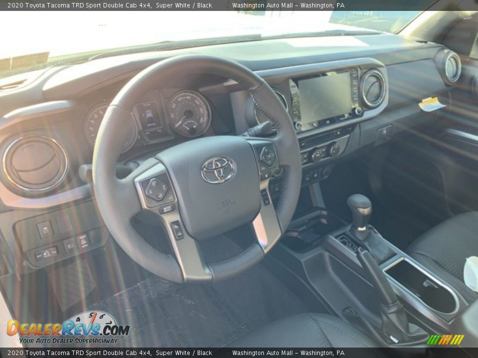 2020 Toyota Tacoma TRD Sport Double Cab 4x4 Super White / Black Photo #4