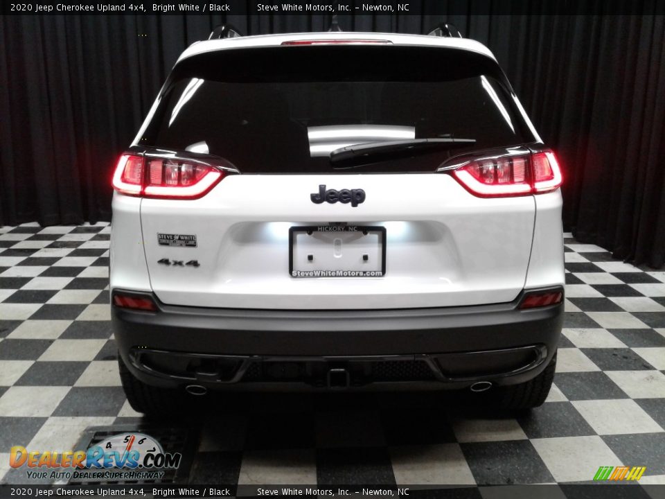 2020 Jeep Cherokee Upland 4x4 Bright White / Black Photo #7