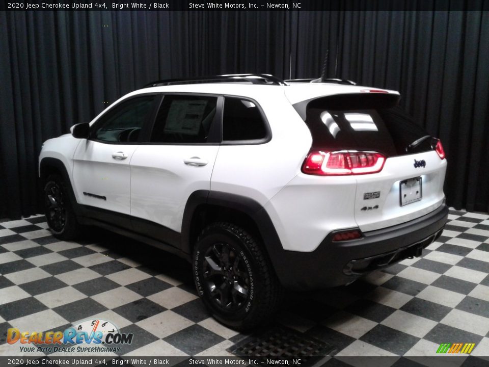 2020 Jeep Cherokee Upland 4x4 Bright White / Black Photo #8