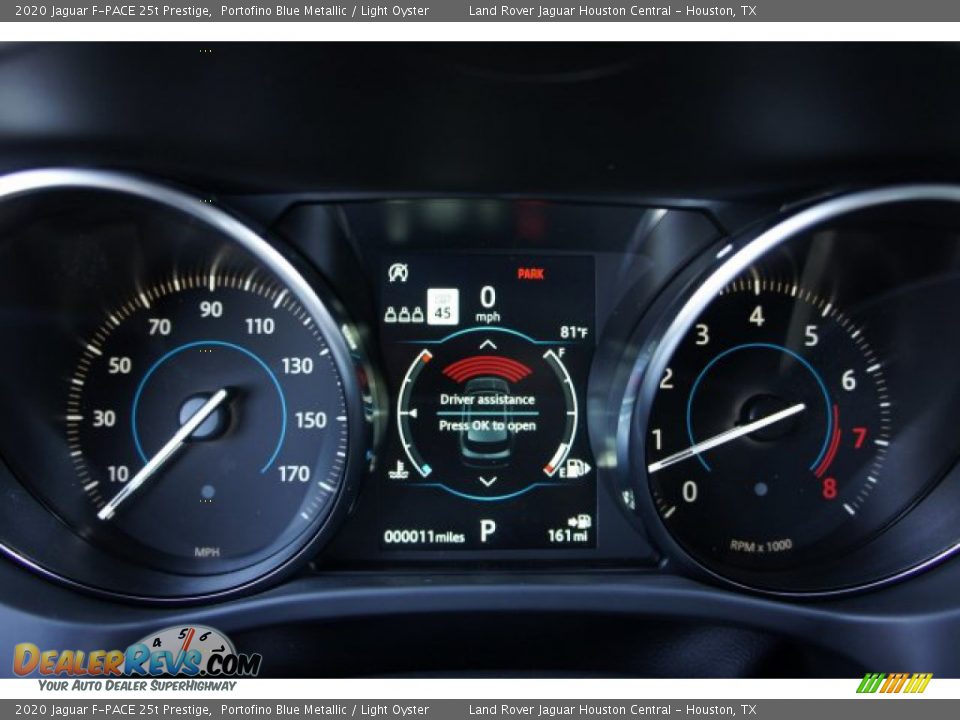 2020 Jaguar F-PACE 25t Prestige Gauges Photo #13