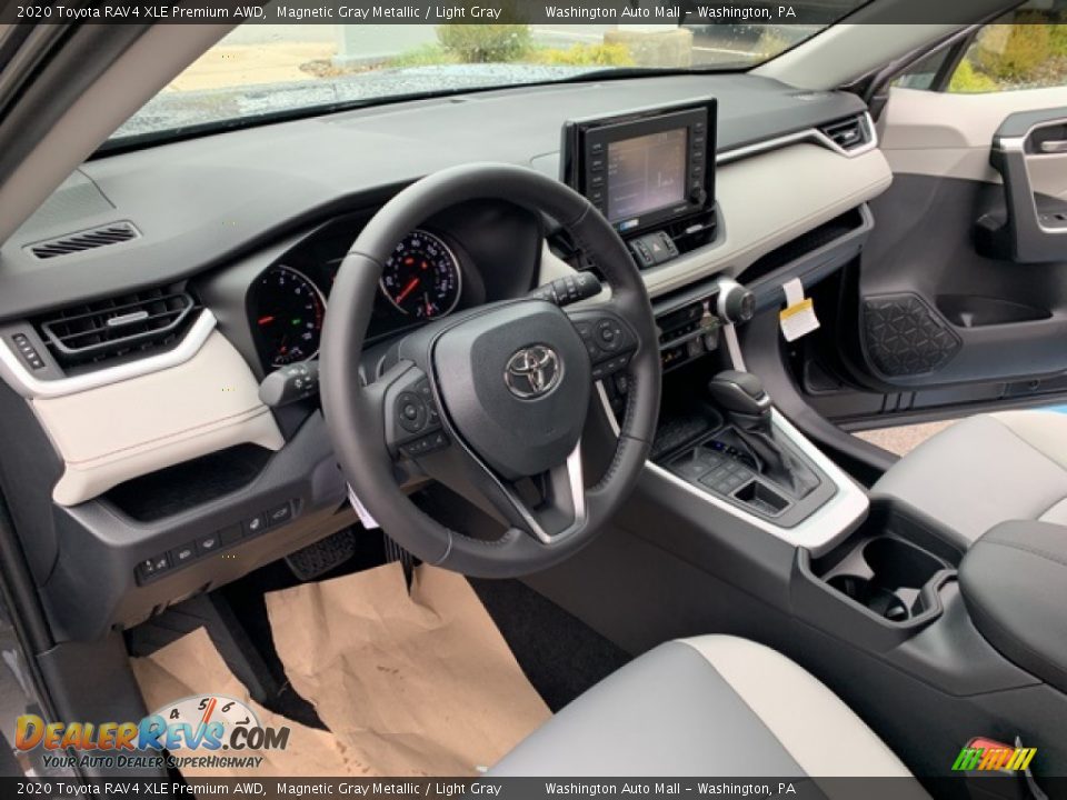 Light Gray Interior - 2020 Toyota RAV4 XLE Premium AWD Photo #3