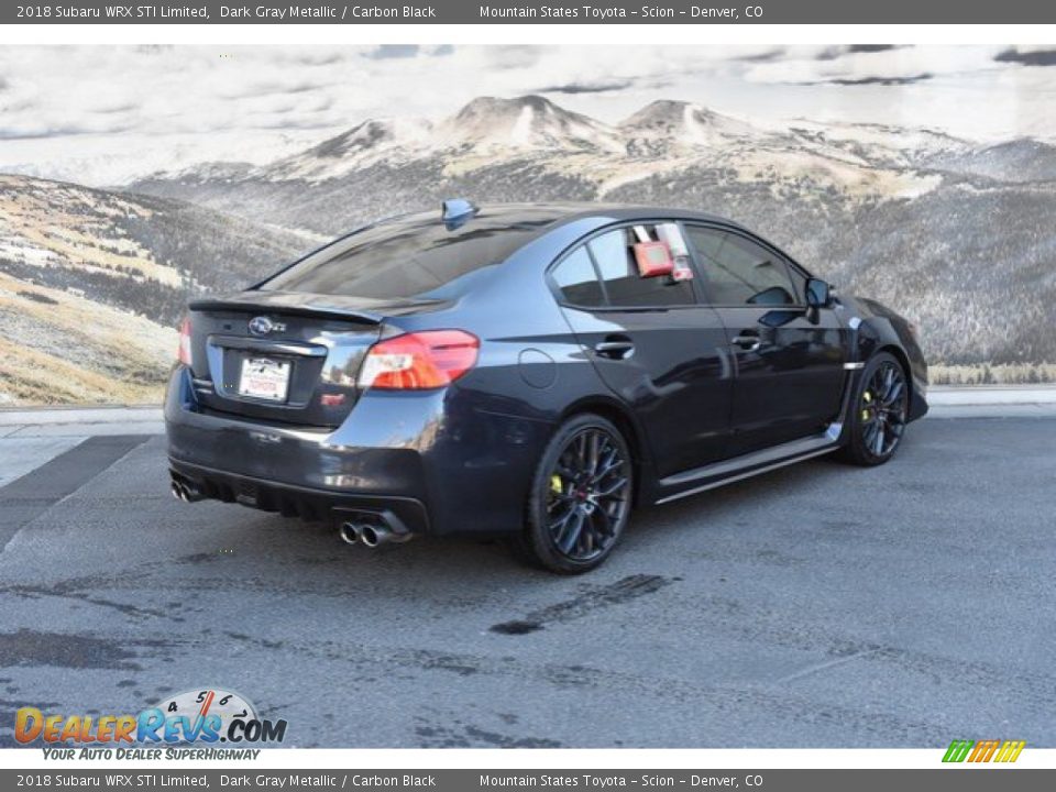 2018 Subaru WRX STI Limited Dark Gray Metallic / Carbon Black Photo #3