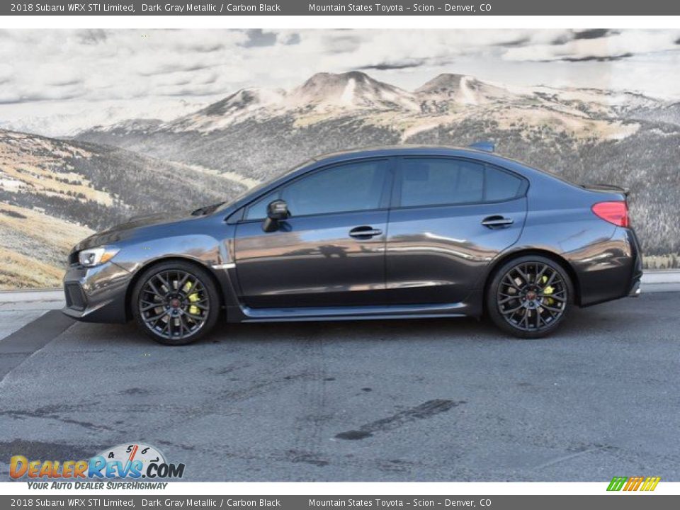 Dark Gray Metallic 2018 Subaru WRX STI Limited Photo #6