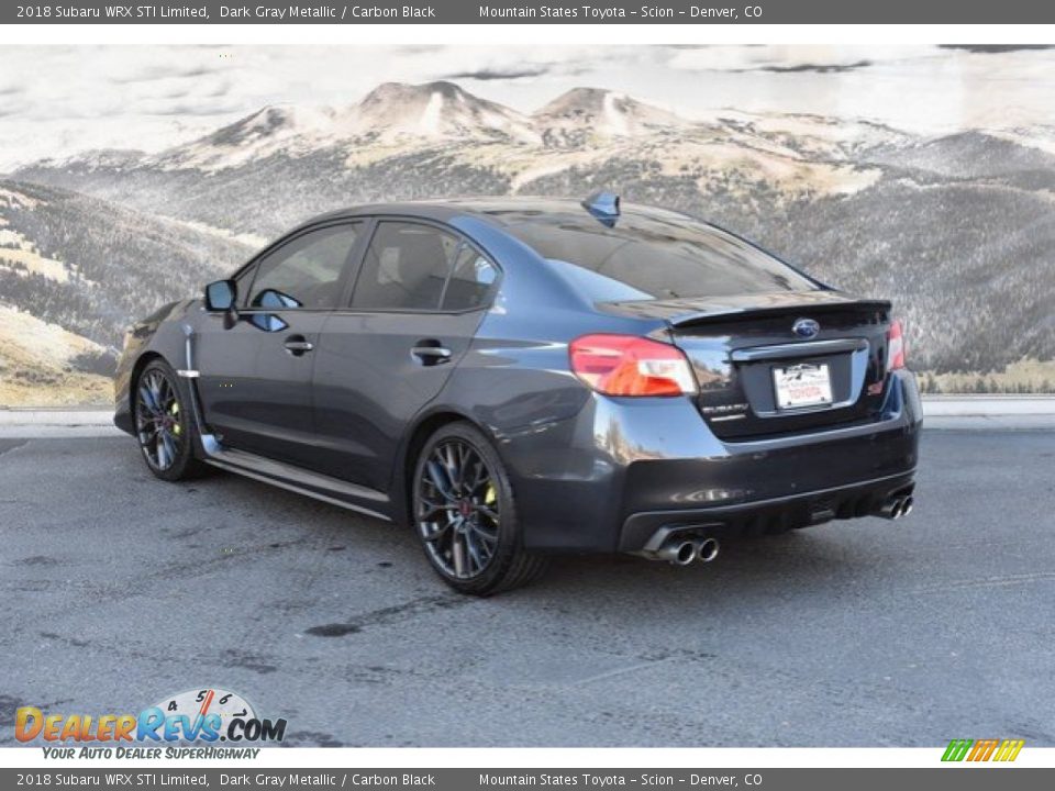 2018 Subaru WRX STI Limited Dark Gray Metallic / Carbon Black Photo #7