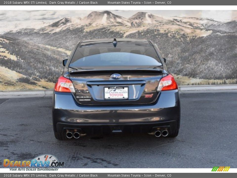 2018 Subaru WRX STI Limited Dark Gray Metallic / Carbon Black Photo #8