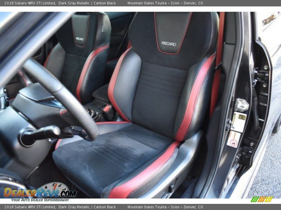 Front Seat of 2018 Subaru WRX STI Limited Photo #12