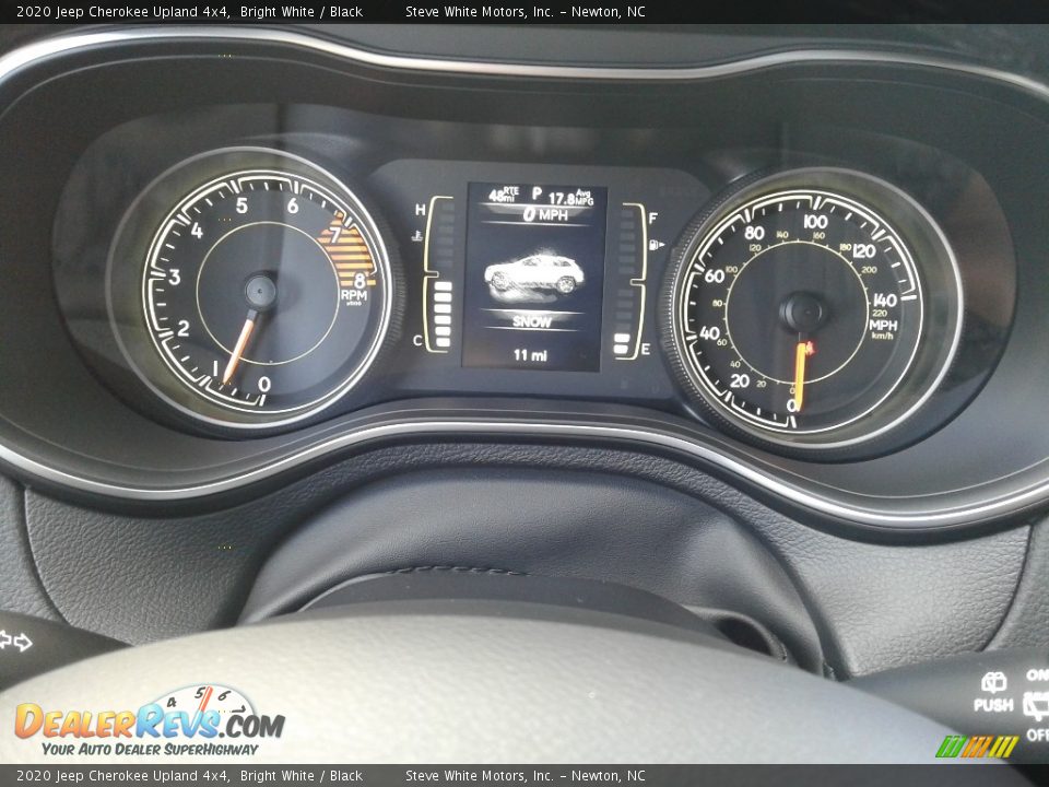 2020 Jeep Cherokee Upland 4x4 Bright White / Black Photo #18