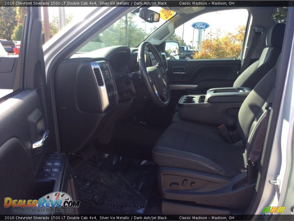 2016 Chevrolet Silverado 1500 LT Double Cab 4x4 Silver Ice Metallic / Dark Ash/Jet Black Photo #17