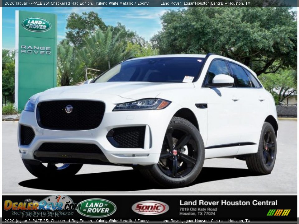 2020 Jaguar F-PACE 25t Checkered Flag Edition Yulong White Metallic / Ebony Photo #1
