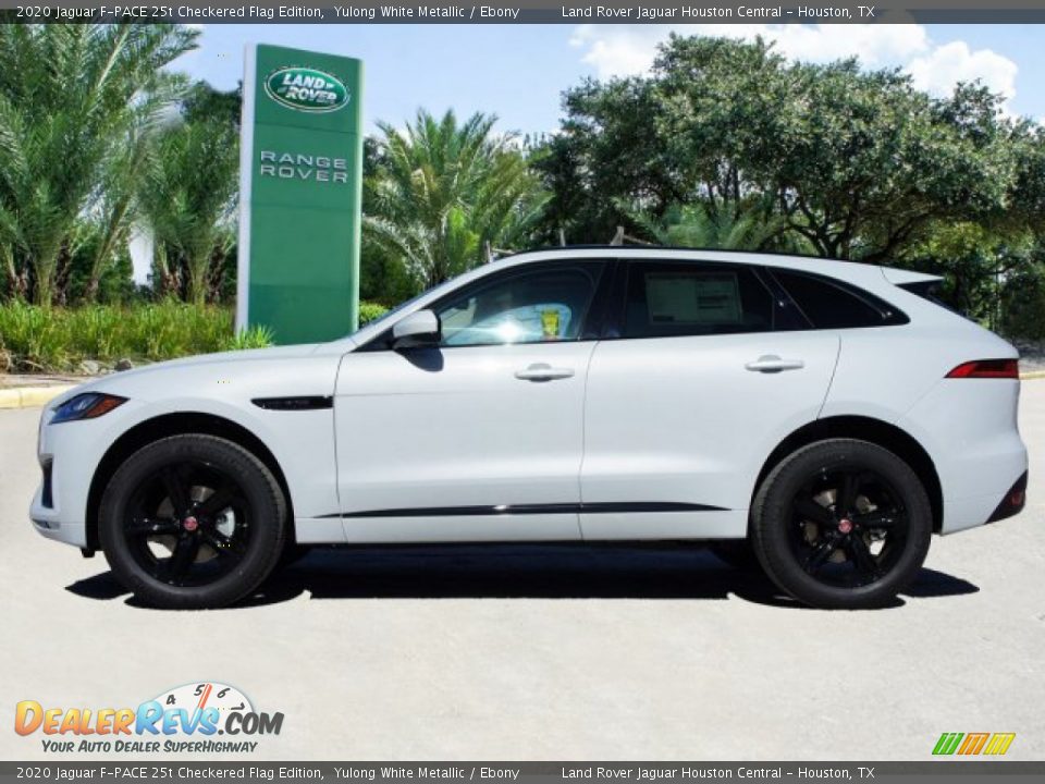 2020 Jaguar F-PACE 25t Checkered Flag Edition Yulong White Metallic / Ebony Photo #2