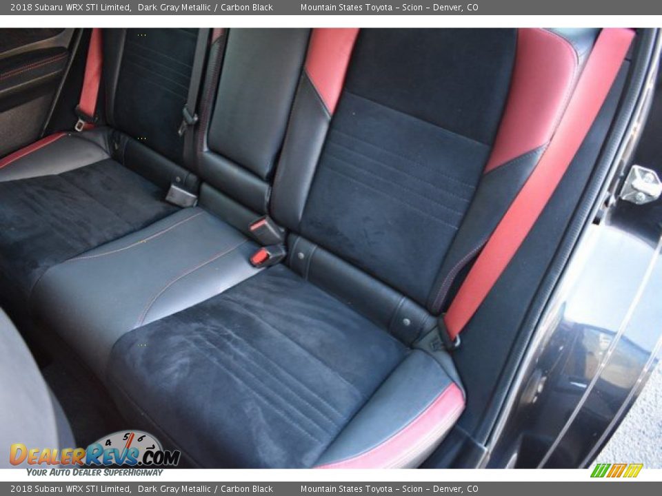 Rear Seat of 2018 Subaru WRX STI Limited Photo #22