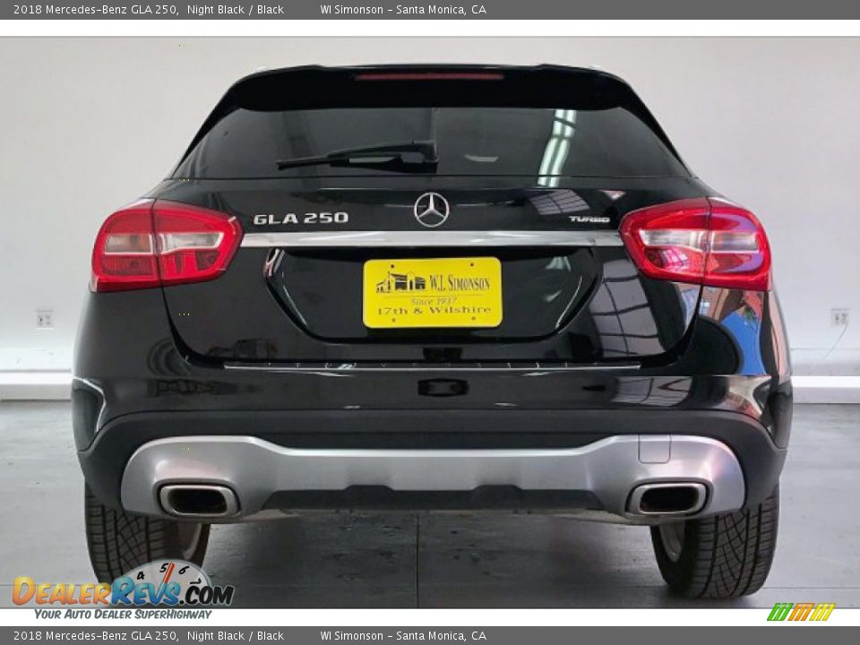 2018 Mercedes-Benz GLA 250 Night Black / Black Photo #3