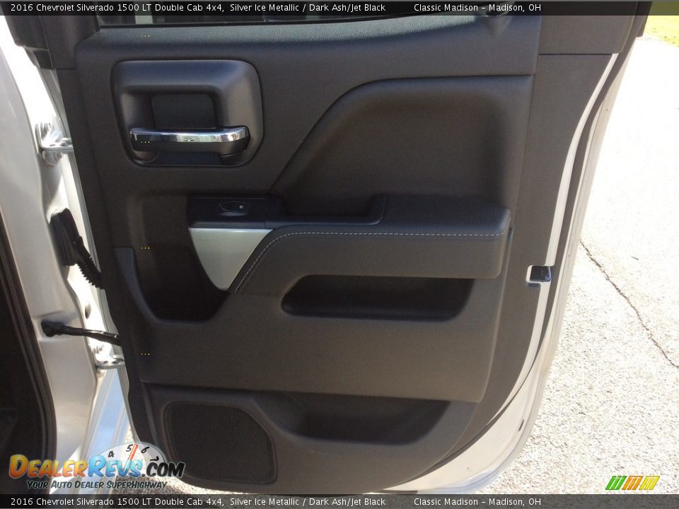 2016 Chevrolet Silverado 1500 LT Double Cab 4x4 Silver Ice Metallic / Dark Ash/Jet Black Photo #23