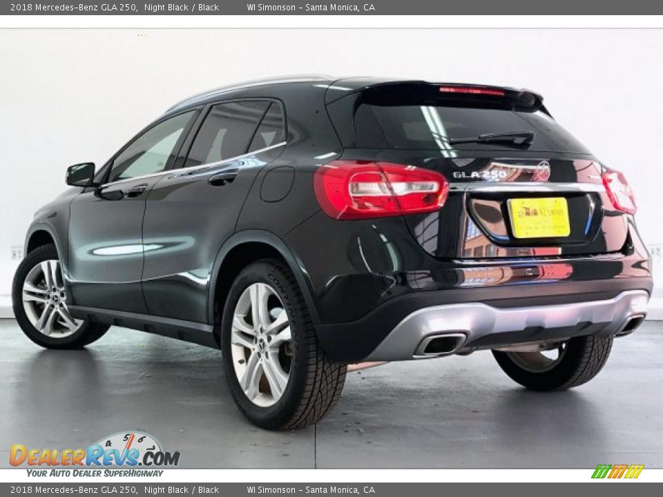 2018 Mercedes-Benz GLA 250 Night Black / Black Photo #7