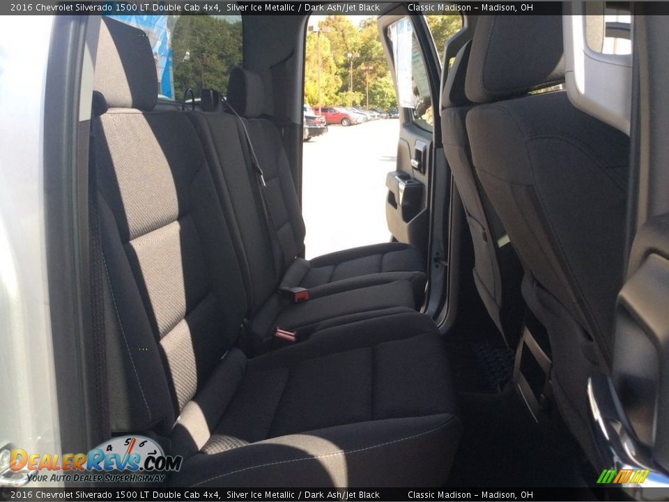2016 Chevrolet Silverado 1500 LT Double Cab 4x4 Silver Ice Metallic / Dark Ash/Jet Black Photo #24