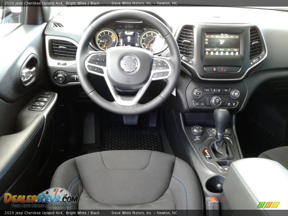 2020 Jeep Cherokee Upland 4x4 Bright White / Black Photo #29
