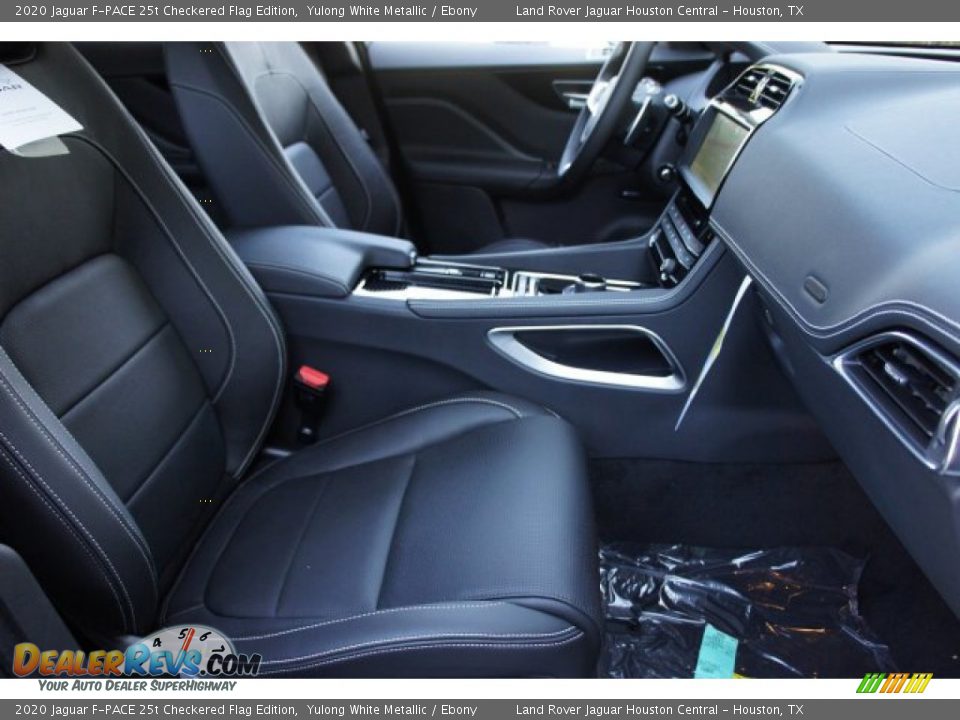 Front Seat of 2020 Jaguar F-PACE 25t Checkered Flag Edition Photo #11