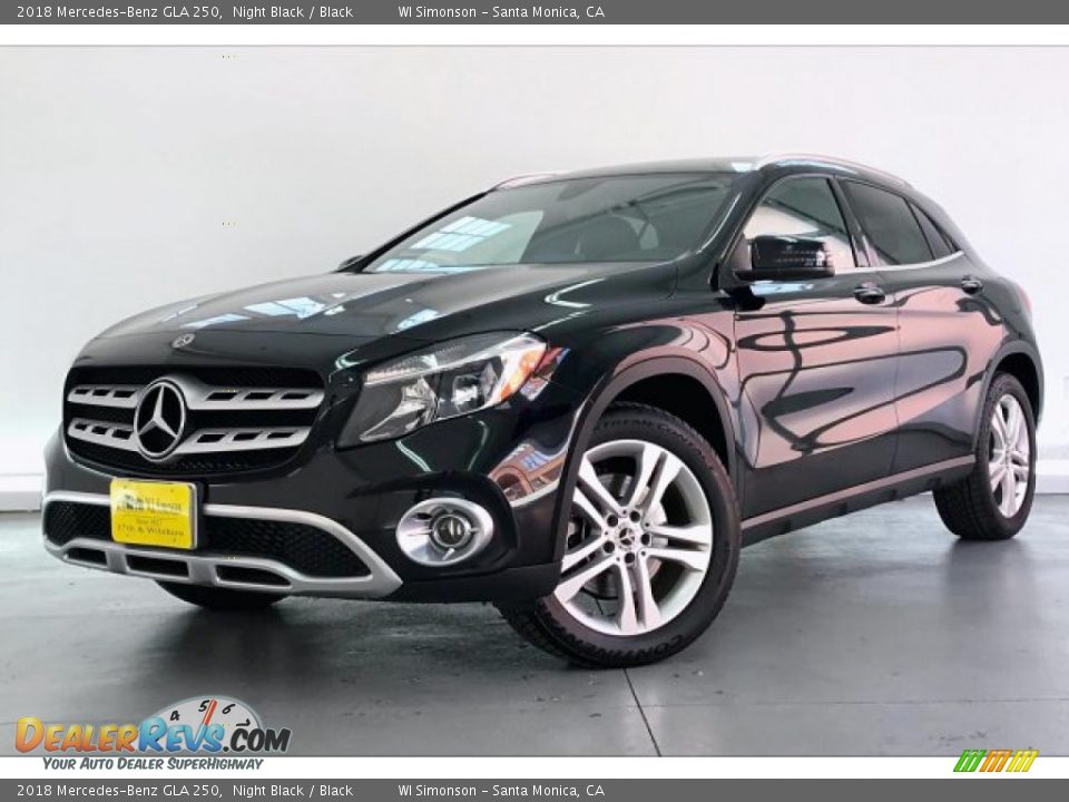 2018 Mercedes-Benz GLA 250 Night Black / Black Photo #9