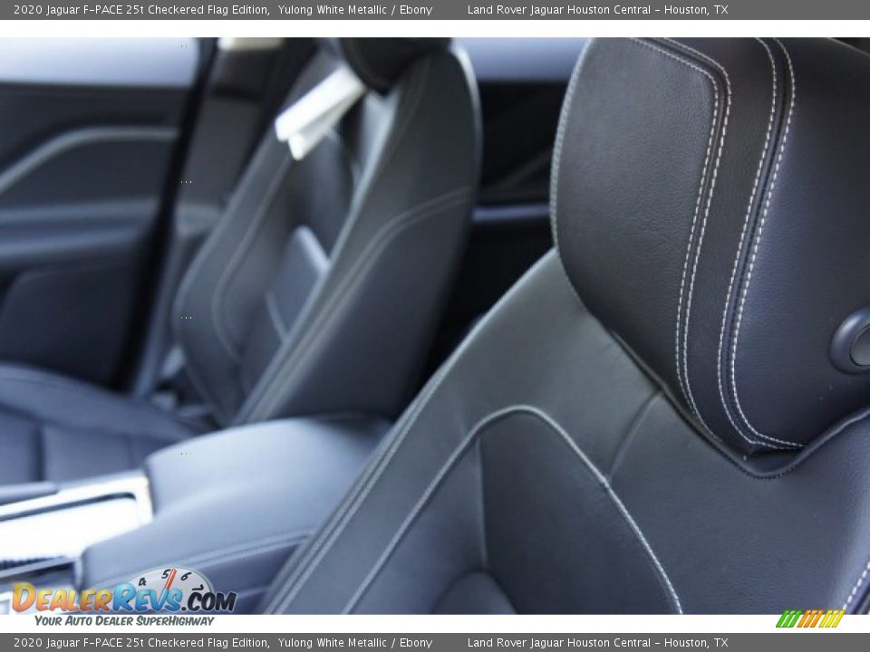 2020 Jaguar F-PACE 25t Checkered Flag Edition Yulong White Metallic / Ebony Photo #12