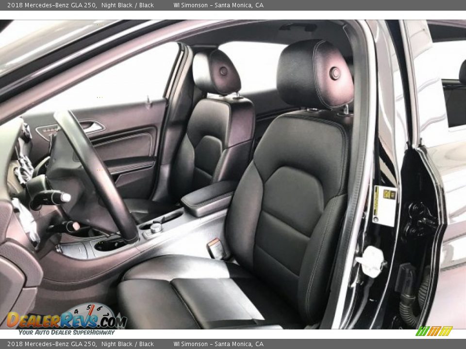 2018 Mercedes-Benz GLA 250 Night Black / Black Photo #11