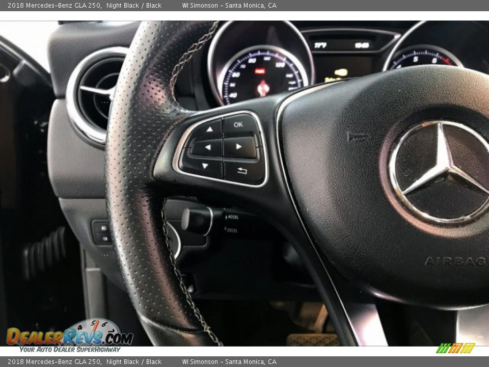 2018 Mercedes-Benz GLA 250 Night Black / Black Photo #15