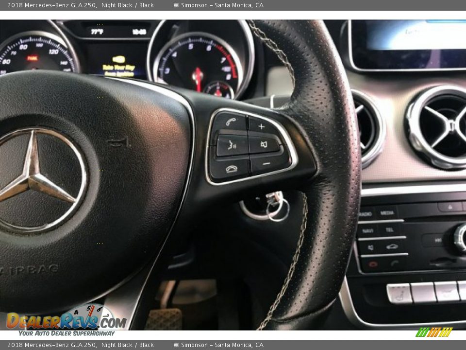 2018 Mercedes-Benz GLA 250 Night Black / Black Photo #16