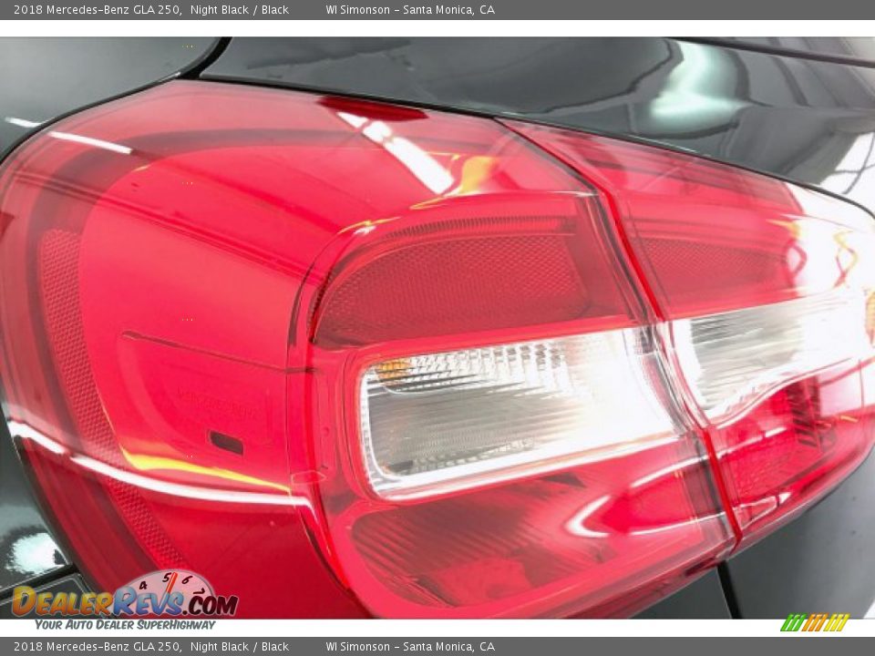 2018 Mercedes-Benz GLA 250 Night Black / Black Photo #22