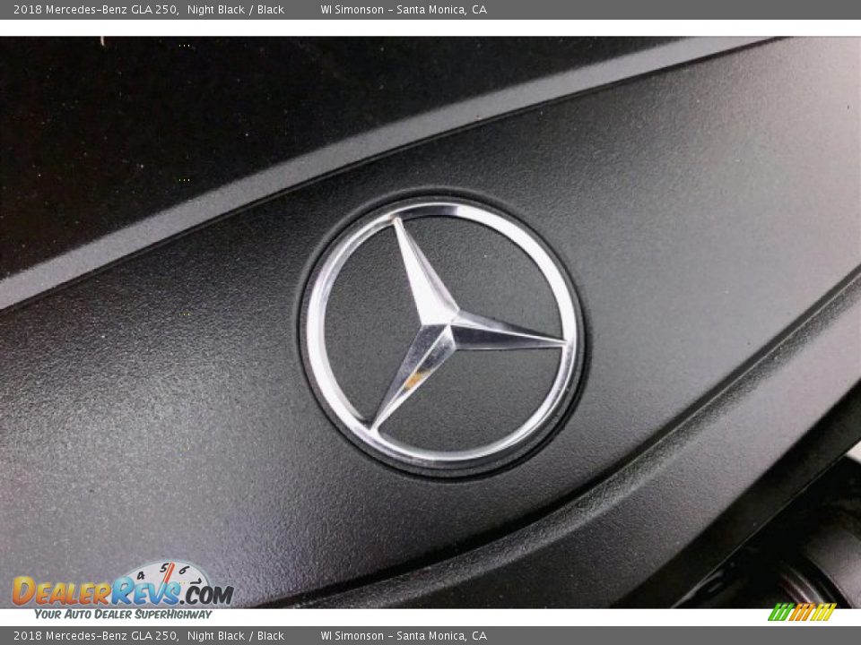 2018 Mercedes-Benz GLA 250 Night Black / Black Photo #25