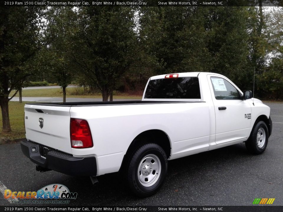 2019 Ram 1500 Classic Tradesman Regular Cab Bright White / Black/Diesel Gray Photo #6