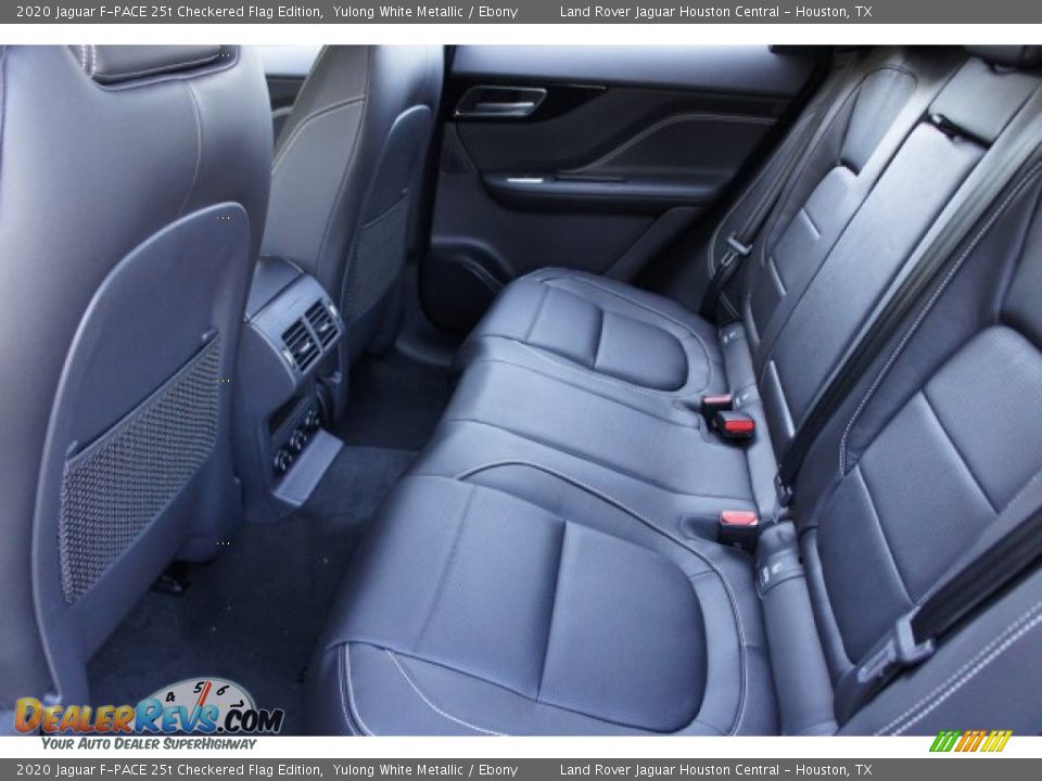 Rear Seat of 2020 Jaguar F-PACE 25t Checkered Flag Edition Photo #30