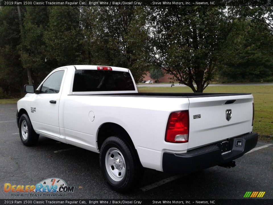 2019 Ram 1500 Classic Tradesman Regular Cab Bright White / Black/Diesel Gray Photo #8