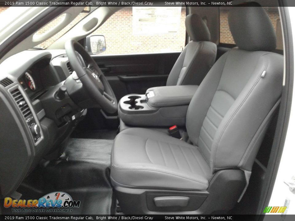 Black/Diesel Gray Interior - 2019 Ram 1500 Classic Tradesman Regular Cab Photo #10